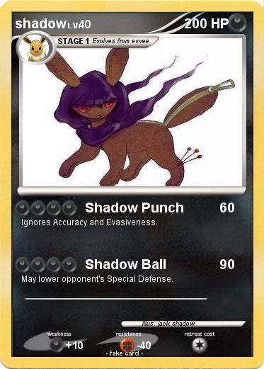 Pokemon shadow