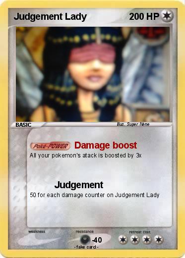 Pokemon Judgement Lady