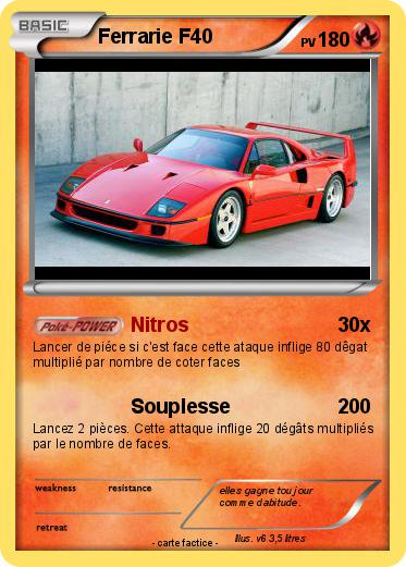 Pokemon Ferrarie F40