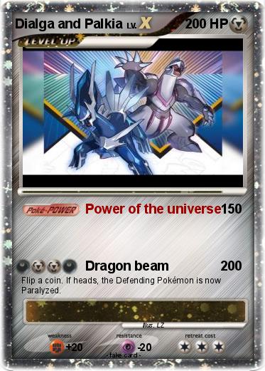 Pokemon Dialga and Palkia