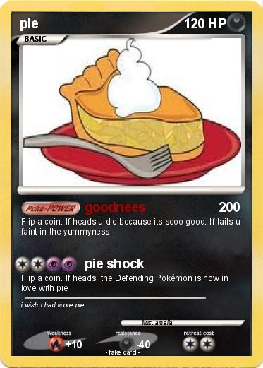 Pokemon pie
