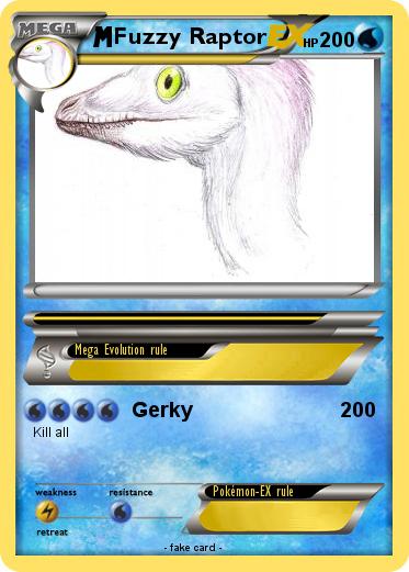 Pokemon Fuzzy Raptor