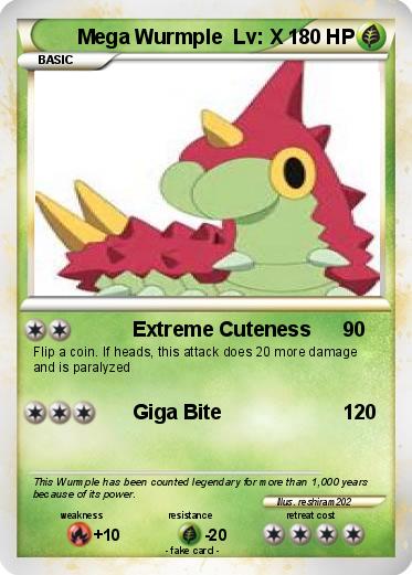 Pokemon Mega Wurmple  Lv: X