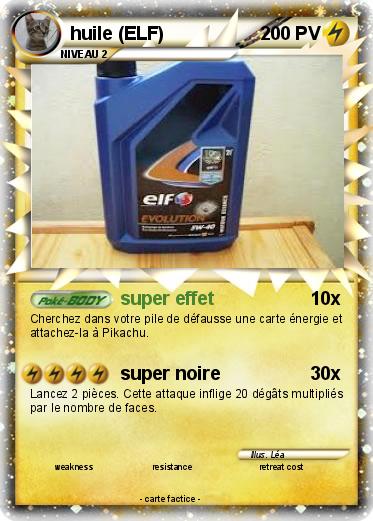 Pokemon huile (ELF)