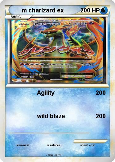 Pokemon m charizard ex