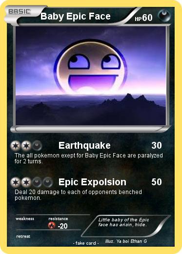 Pokemon Baby Epic Face