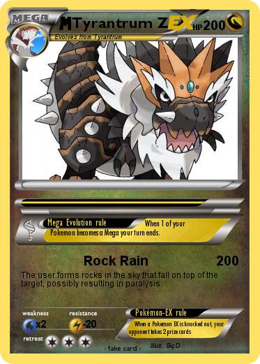 Pokemon Tyrantrum Z