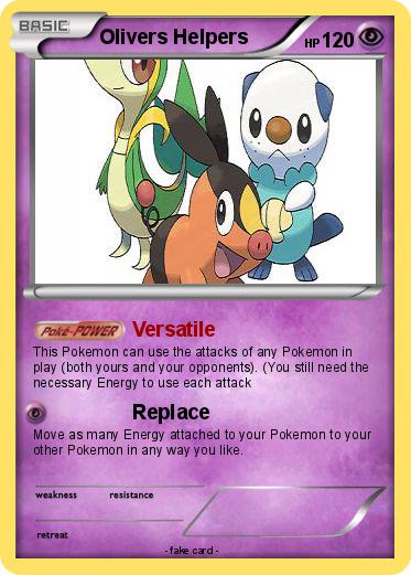 Pokemon Olivers Helpers