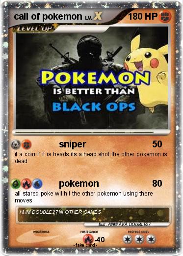 Pokemon call of pokemon