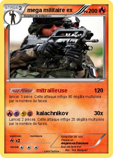 Pokemon mega militaire ex