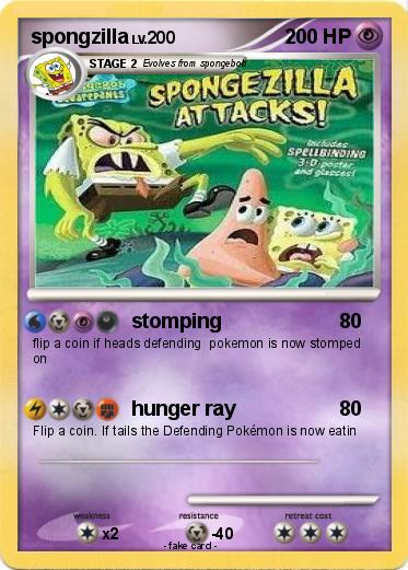 Pokemon spongzilla