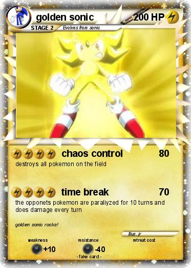 Pokemon golden sonic
