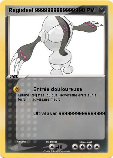 Pokemon Registeel 99999999999999