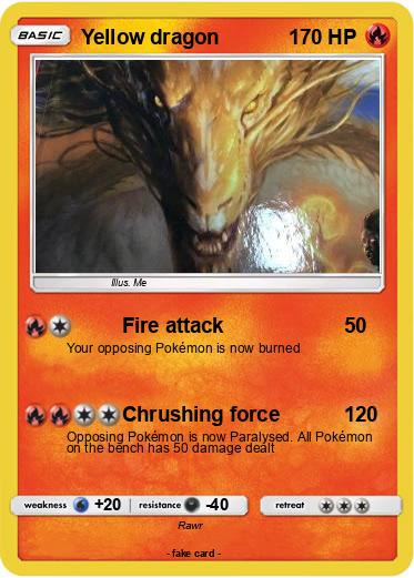 Pokemon Yellow dragon