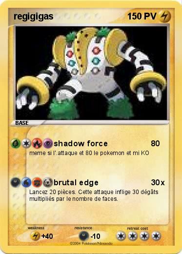 Pokemon regigigas                                                          