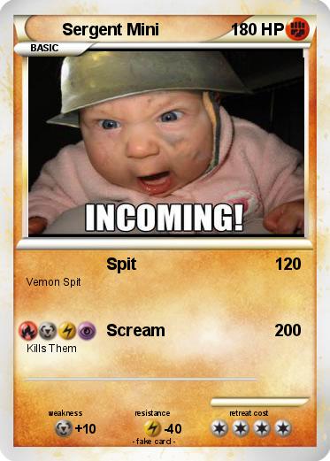 Pokemon Sergent Mini