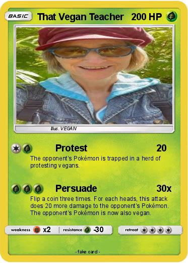 Pokemon That Vegan Teacher