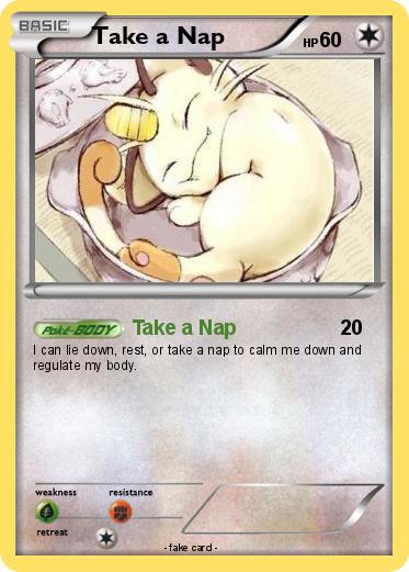 Pokemon Take a Nap