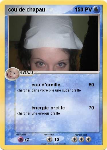 Pokemon cou de chapau 