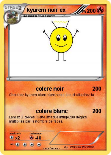 Pokemon kyurem noir ex