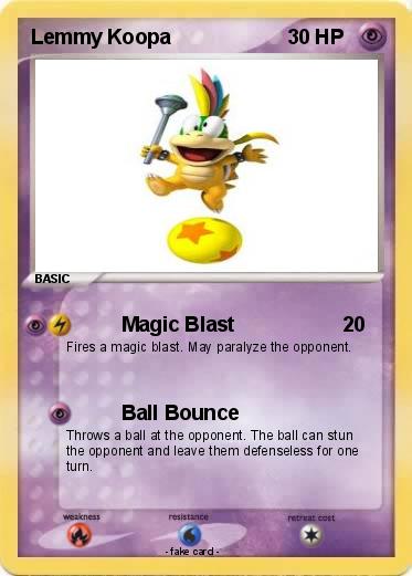 Pokemon Lemmy Koopa