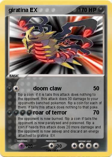 Pokemon giratina EX