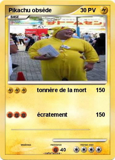 Pokemon Pikachu obsède
