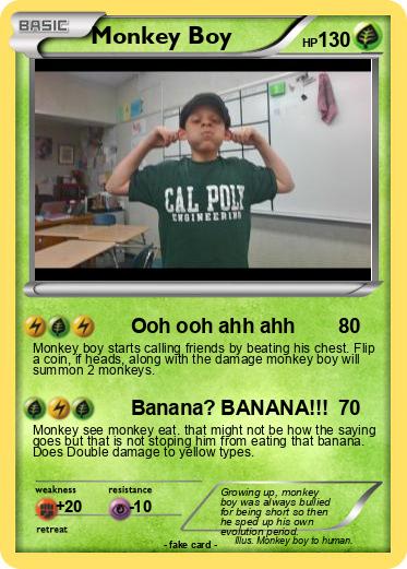 Pokemon Monkey Boy