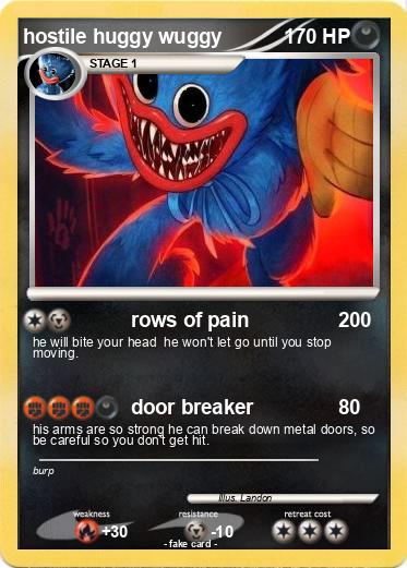 Pokemon hostile huggy wuggy