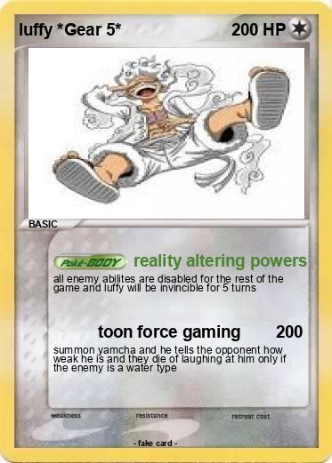 Pokemon luffy *Gear 5*