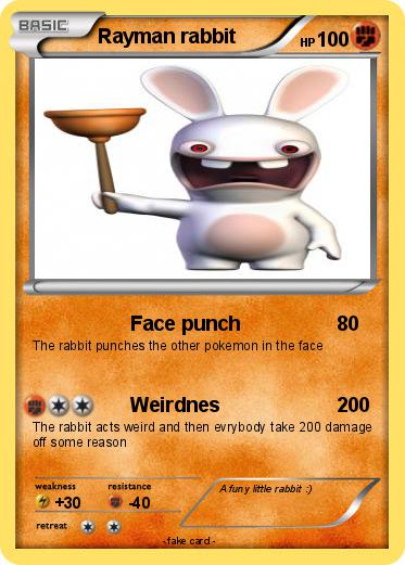 Pokemon Rayman rabbit
