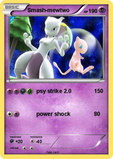 Pokemon Smash-mewtwo