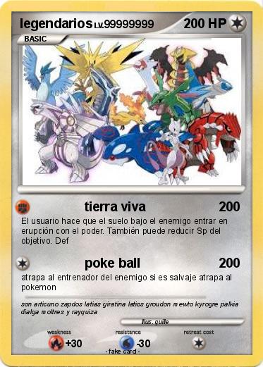 Pokemon legendarios