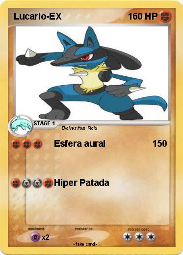 Pokemon Lucario-EX