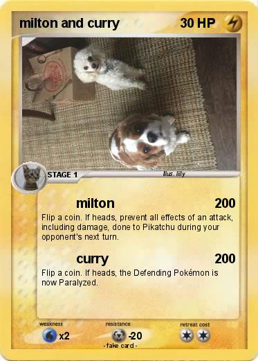 Pokemon milton and curry