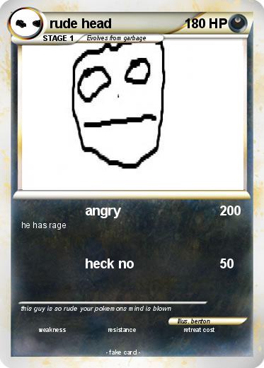 Pokemon rude head