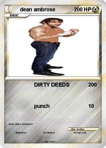 Pokemon dean ambrose