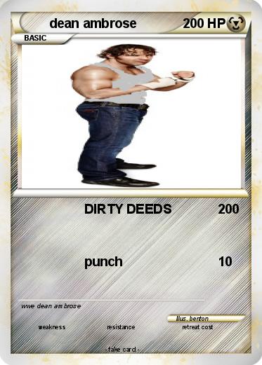Pokemon dean ambrose