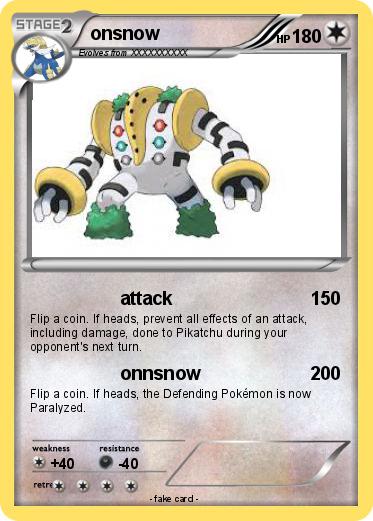 Pokemon onsnow