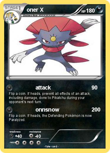 Pokemon oner X