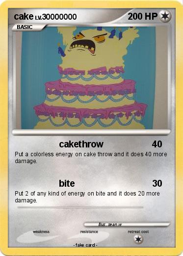 Pokemon cake