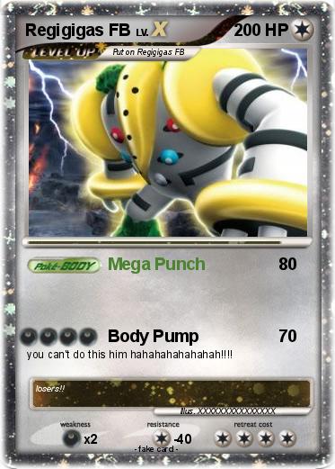 Pokemon Regigigas FB