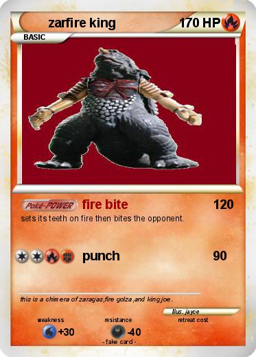 Pokemon zarfire king