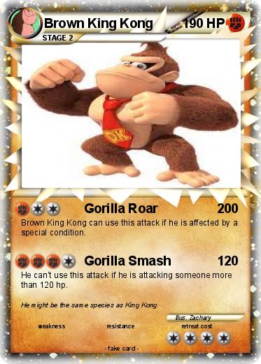 Pokemon Brown King Kong