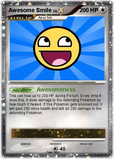 Pokemon Awesome Smile