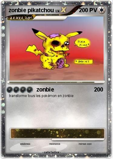 Pokemon zonbie pikatchou