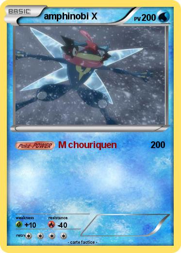 Pokemon amphinobi X
