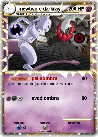 Pokemon mewtwo e darkray