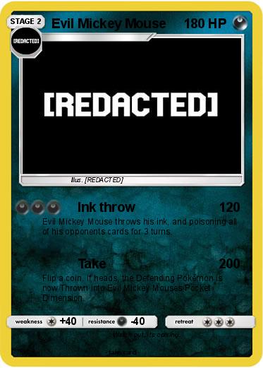 Pokemon Evil Mickey Mouse