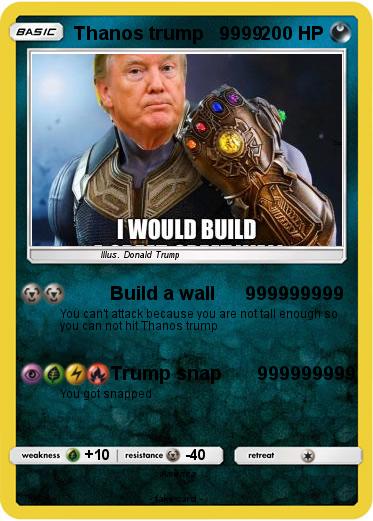 Pokemon Thanos trump   9999